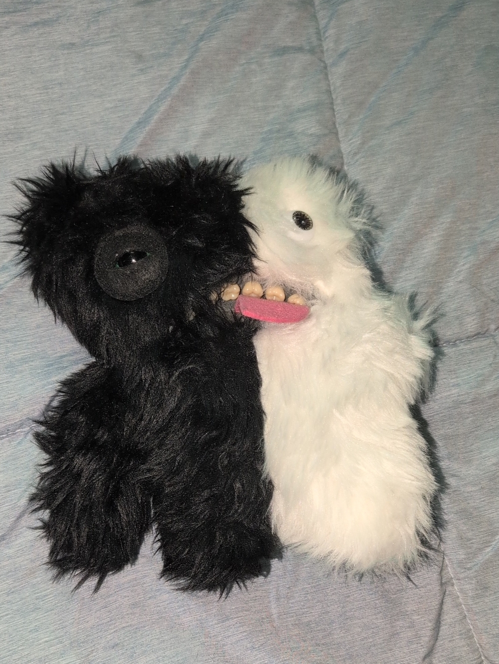 Two-Tone Black & White fuggler plush: misfit collection